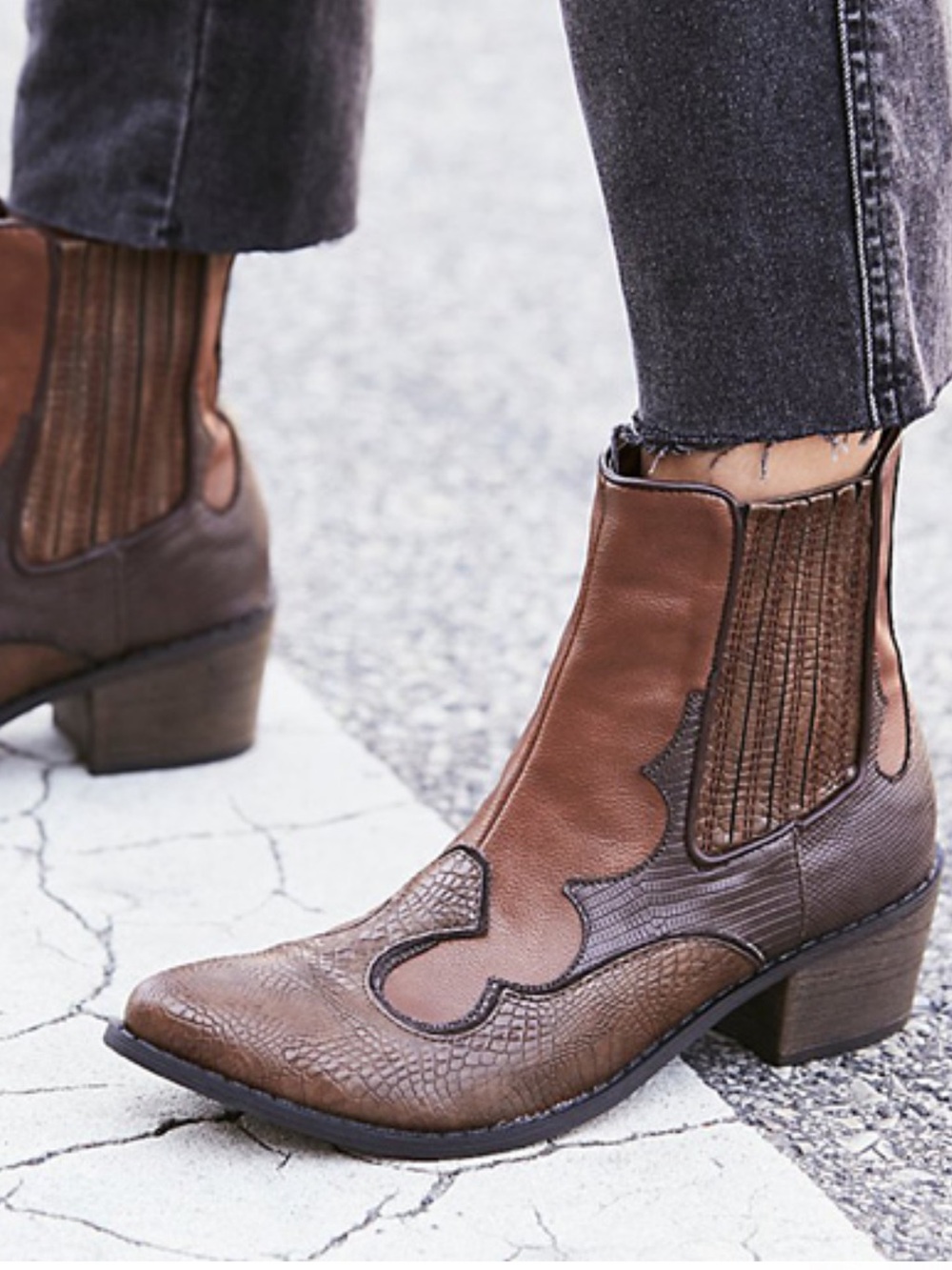 MATISSE x Free People Vegan Cavalier Cowboy Boot, NEW
